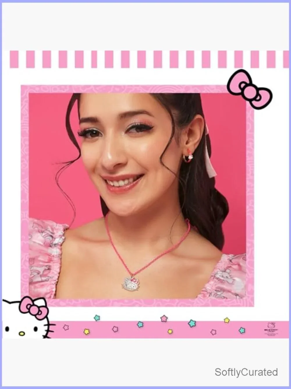 Pave Crystal Pendant Necklace 16-19